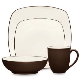 Noritake® Colorwave Square Dinnerware Collection in Chocolate