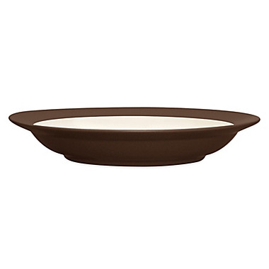Noritake&reg; Colorwave Rim Pasta Bowl in Chocolate. View a larger version of this product image.