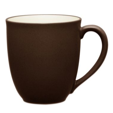 Noritake&reg; Colorwave 12 oz. Coffee Mug in Chocolate. View a larger version of this product image.