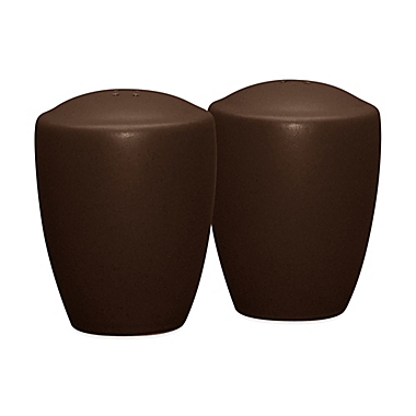 Noritake&reg; Colorwave Salt and Pepper Shakers in Chocolate. View a larger version of this product image.