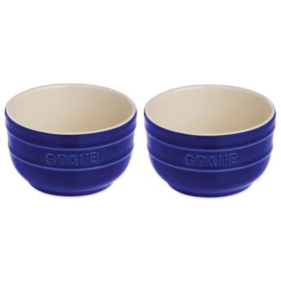 Farberware 5172568 Bakers Advantage Set of 2 Ceramic Multi-Purpose Ramekin 7-Ounce Teal