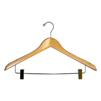 E-Z Do Deluxe 2-Pack Suit Hangers with Metal Bar and Padded Clips