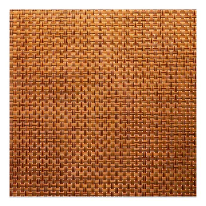 Bistro Square Vinyl Placemat in Orange and Black Bed Bath & Beyond