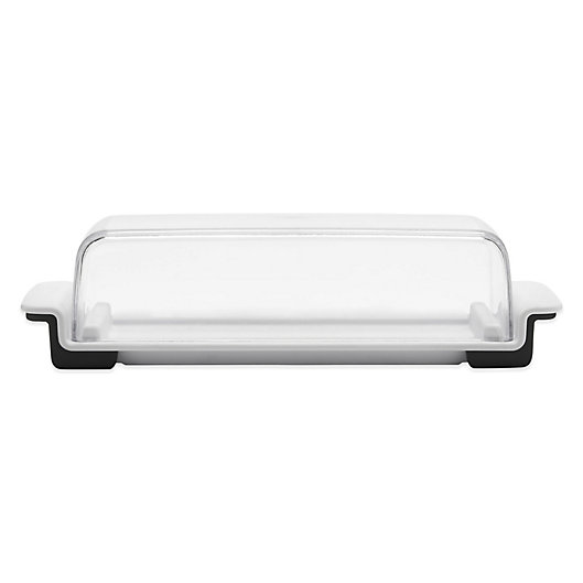 Alternate image 1 for OXO Good Grips® 2-Piece Plastic Butter Dish in White