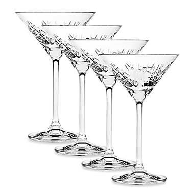 Top Shelf Graffiti Martini Glasses (set of 4). View a larger version of this product image.
