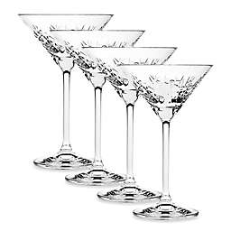 Top Shelf Graffiti Martini Glasses (set of 4)