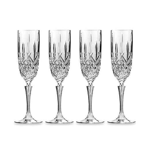 Alternate image 1 for Marquis® by Waterford Markham Champagne Flutes (Set of 4)