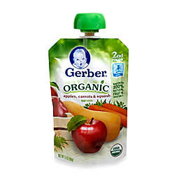 Gerber 2nd Foods 3.5 oz. Organic Purees Apple Carrot Squash