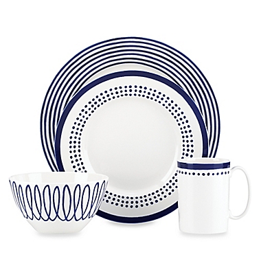 kate spade new york Charlotte Street&trade; East Dinnerware Collection in Indigo. View a larger version of this product image.