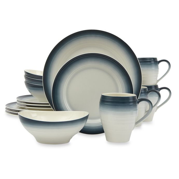 mikasa swirl ombre dinnerware