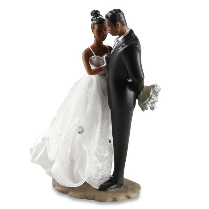 Ivy Lane Design Ty Wilson African American Wedding Cake Topper