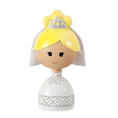 Ivy Lane Design&trade; Kokeshi Bride Figurine with Blond Hair/Fair Skin. View a larger version of this product image.