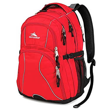 High Sierra Swerve Backpack in Red. View a larger version of this product image.
