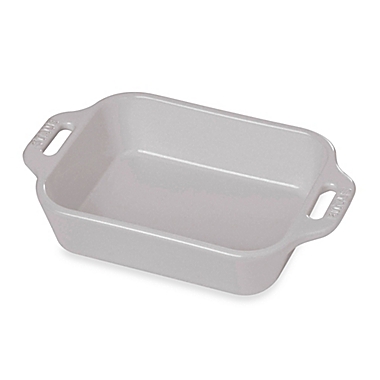 Staub 2.5-Quart Rectangular Baking Dish in White. View a larger version of this product image.