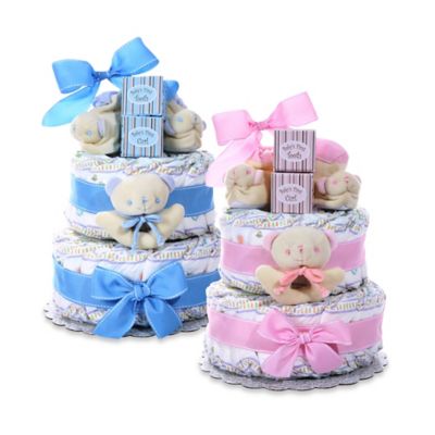 baby girl diaper cake