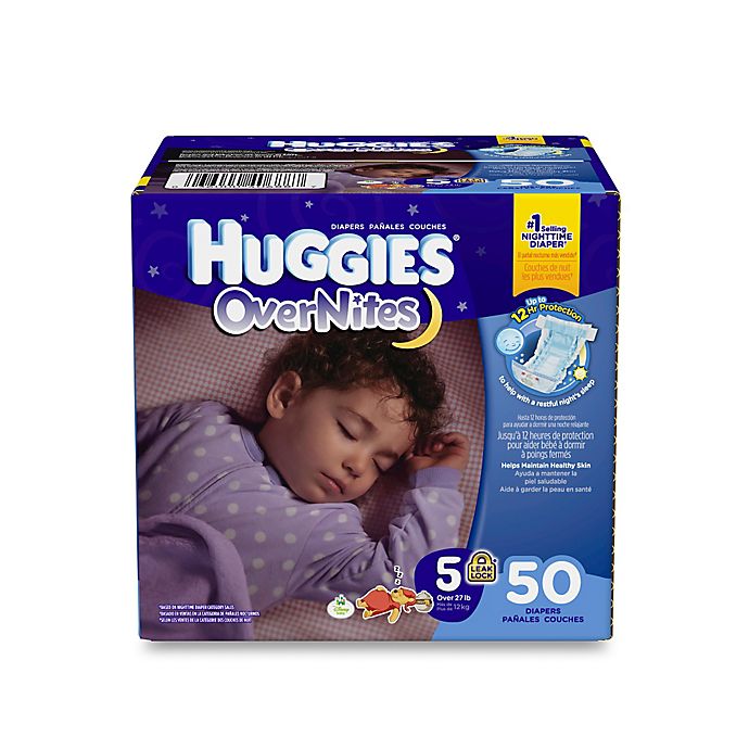 Huggies® Overnites Diapers 50-Count Size 5 Big Pack ...