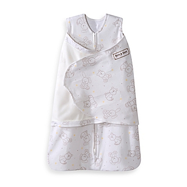 HALO&reg; SleepSack&reg; Small Floppy Friends Multi-Way Adjustable Swaddle in Cream. View a larger version of this product image.