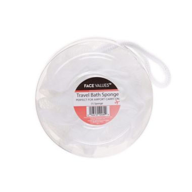 Sprayco&reg; Travel Loofa with Case. View a larger version of this product image.