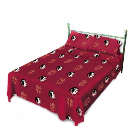 Florida State University Queen Sheet Set | Bed Bath & Beyond