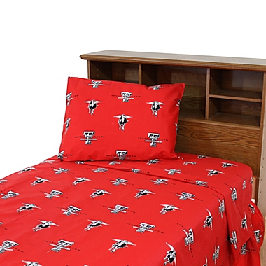 Full College Covers Texas Tech Red Raiders Reversible Comforter Set 