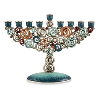 Quest Collection Swirls Menorah Bed Bath & Beyond