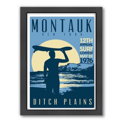 Americanflat Montauk Surf Contest Digital Print Wall Art | Bed Bath