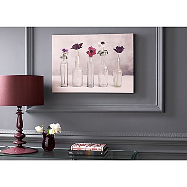 Floral Row Canvas Wall Art. View a larger version of this product image.