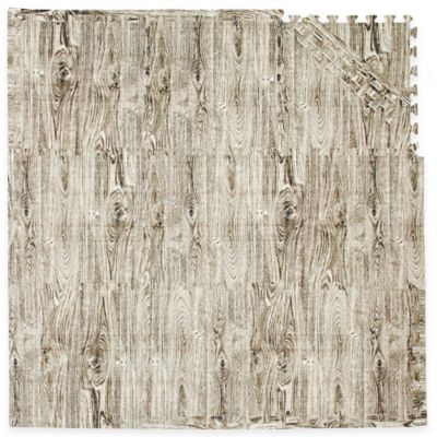 tadpoles wood grain playmat