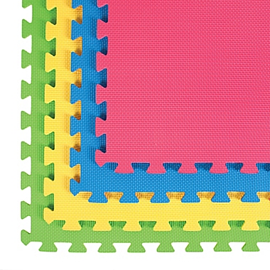 Tadpoles&trade; by Sleeping Partners 4-Piece Playmat Set in Primary Multicolor. View a larger version of this product image.