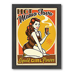 Americanflat "Hot Mama Java" 26.5-Inch x 20.5-Inch Digital Print Wall Art