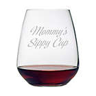 Alternate image 0 for Susquehanna Glass Etched "Mommy&#39;s Sippy Cup" Stemless Wine Glass