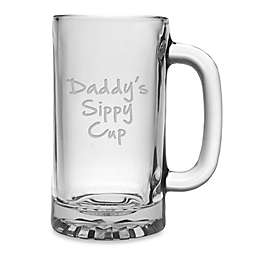Susquehanna Glass Etched "Daddy's Sippy Cup" Beer Mug