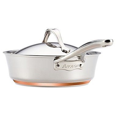 Anolon&reg; Nouvelle Copper Stainless Steel 11-Piece Cookware Set. View a larger version of this product image.