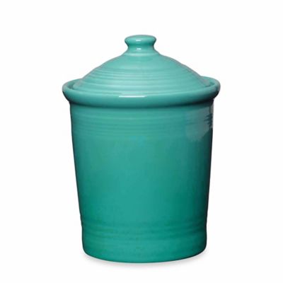 Fiesta Medium Canister In Turquoise Bed Bath And Beyond Canada   46603742976356p