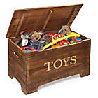 Alternate image 7 for Badger Basket&reg; Rustic Wooden Toy Box in Brown