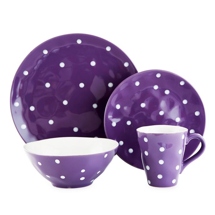 Maxwell & Williams™ Sprinkle Dinnerware Collection in Purple Bed Bath