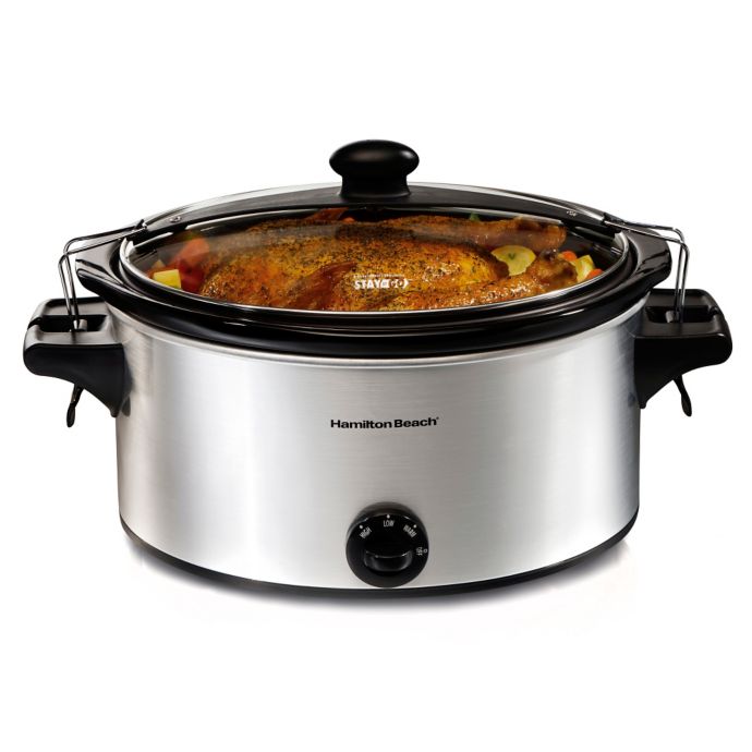 Hamilton Beach® Stay or Go 6-Quart Slow Cooker  Bed Bath & Beyond