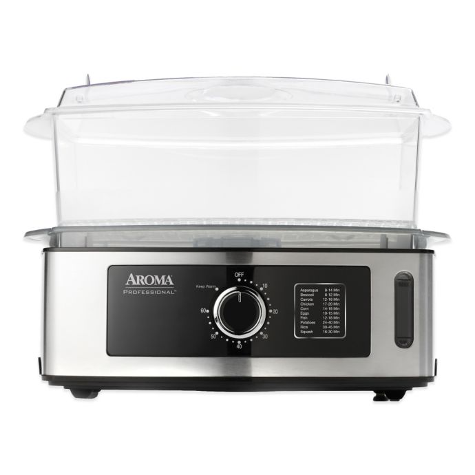 Aroma® Professional 5-Quart Stainless Steel Food Steamer | Bed Bath