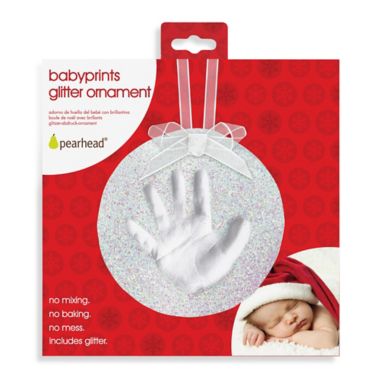 Pearhead Babyprints Glitter Ornament. View a larger version of this product image.