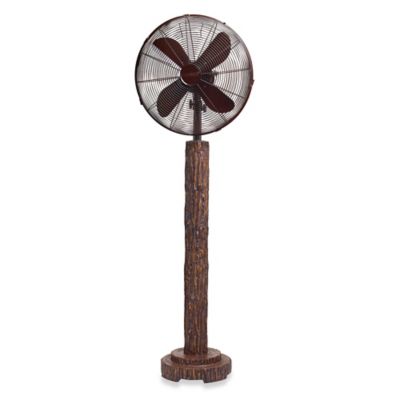 Deco Breeze&reg; Fir Bark 16-Inch Standing Floor Fan