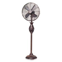 Deco Breeze® Fleur de Lis 16-Inch Standing Floor Fan