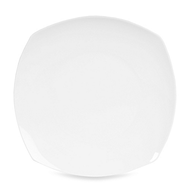 Nevaeh White&reg; by Fitz and Floyd&reg; Soft Square Appetizer Plate. View a larger version of this product image.