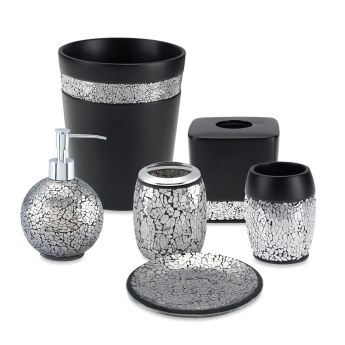 Black Crackle Bath Ensemble Bed Bath and Beyond Canada