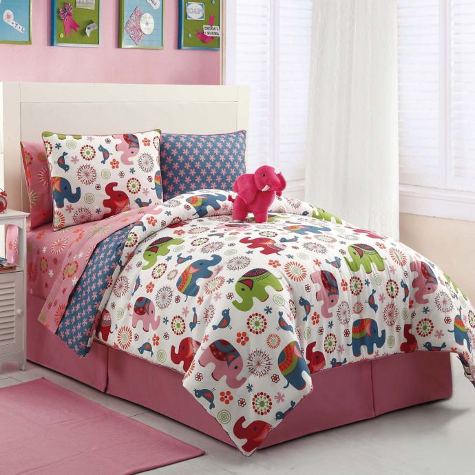 Elephant Reversible Comforter Set Bed Bath Beyond