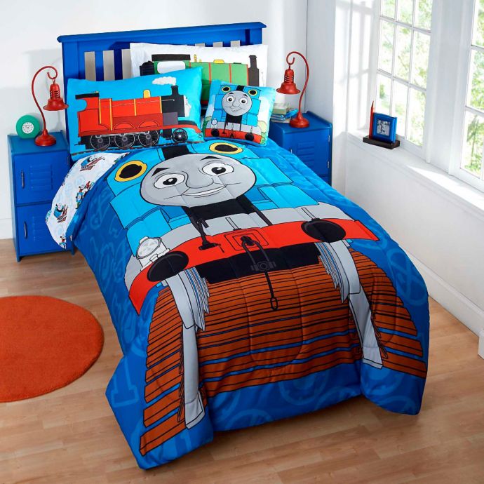 Thomas The Tank Engine Reversible Comforter Set Buybuy Baby