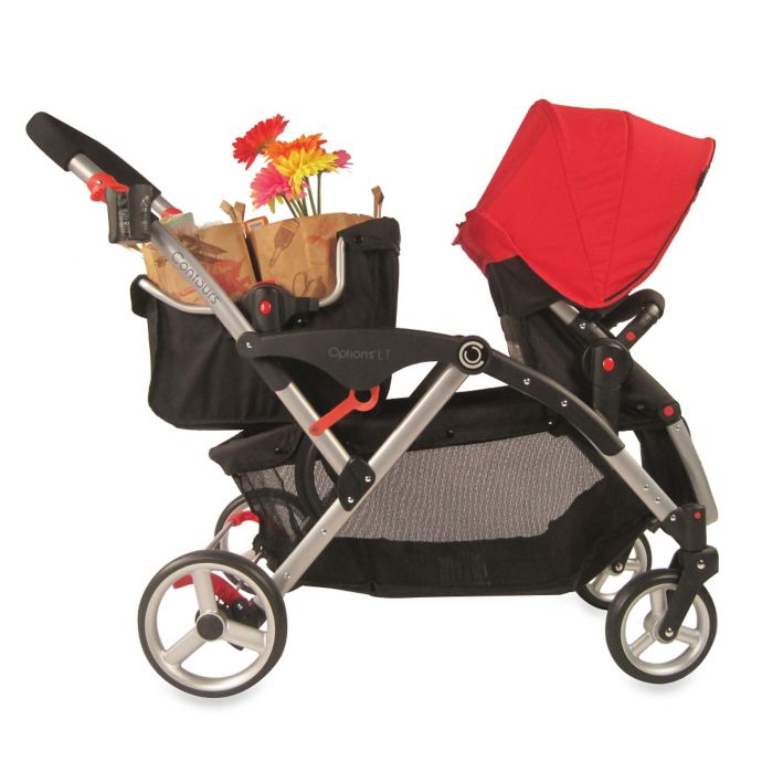 Contours® Stroller Shopping Basket in Black Bed Bath and Beyond Canada