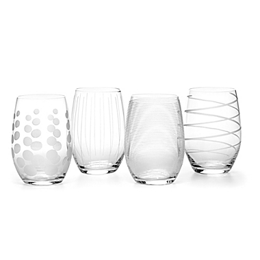 Mikasa&reg; Cheers 17 oz. Stemless Wine Glasses (Set of 4). View a larger version of this product image.