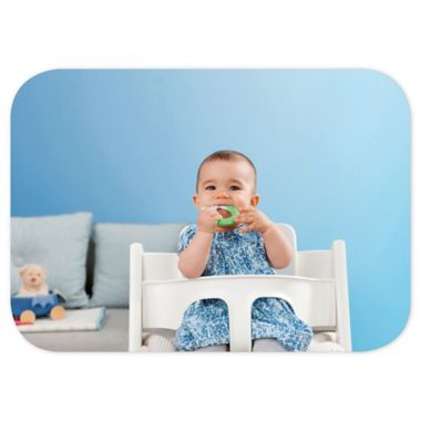 MAM Bite & Brush Teether in Blue. View a larger version of this product image.