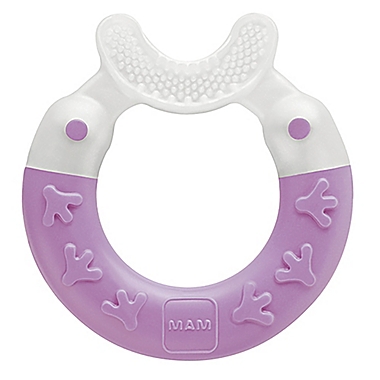 MAM Bite & Brush Teether in Pink. View a larger version of this product image.