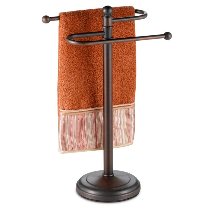 Curved Hand Towel Tree In Oil Rubbed Bronze Bed Bath Beyond